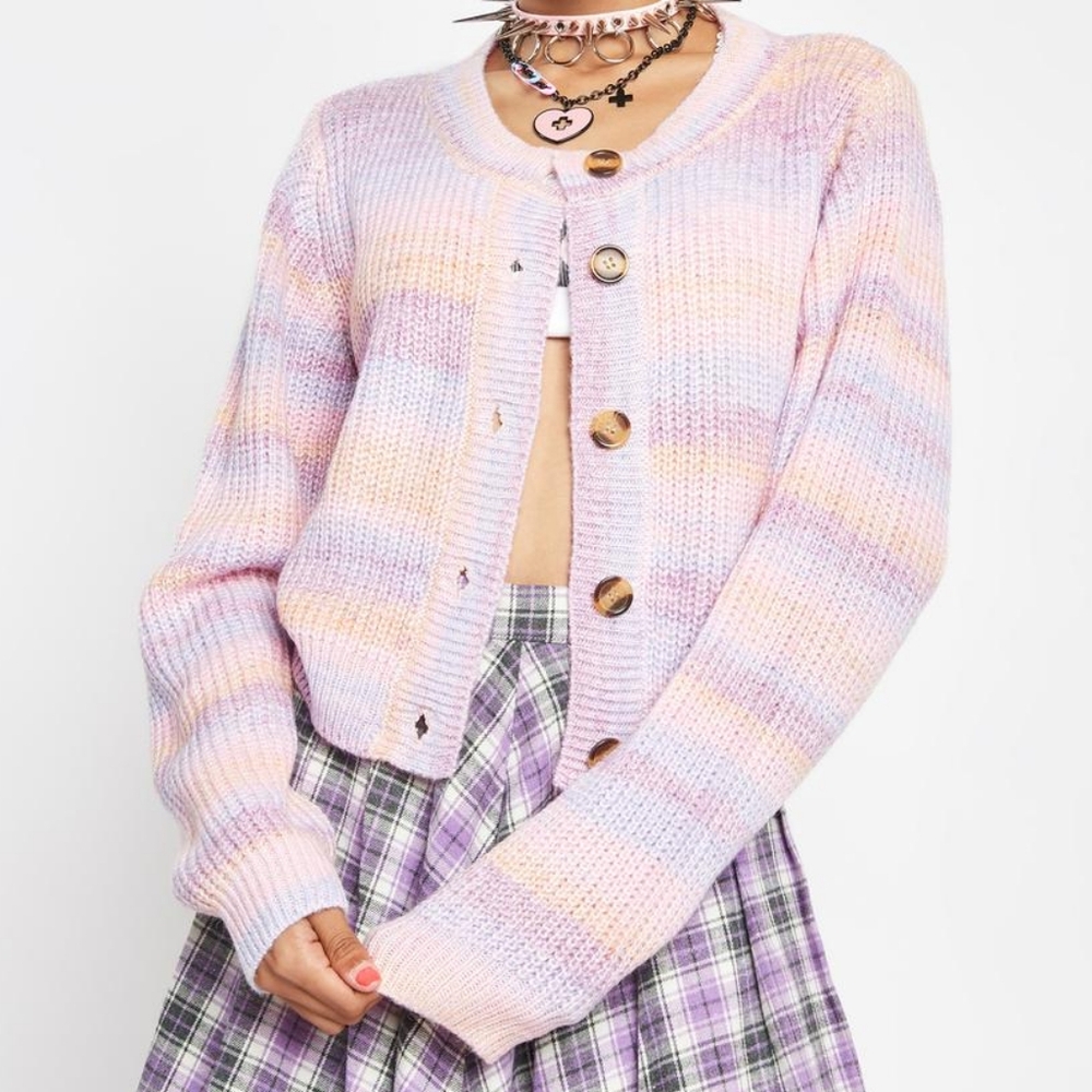 Pastel Chunky Cardigan